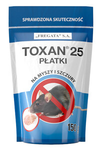 Toxan Płatki 150 g - skuteczna trutka na myszy i szczury