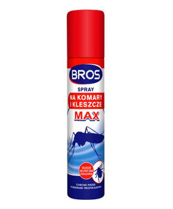 BROS Spray na komary i kleszcze MAX 90 ml