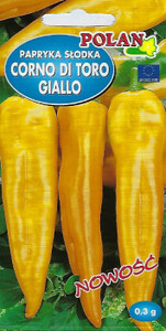 POLAN Papryka Corno di Toro Giallo żółta 0,3g 