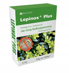 BIOCONT Lepinox Plus 3x10g do zwalczania ćmy bukszpanowej i innych gąsiennic