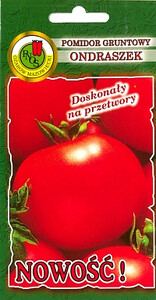 PNOS Pomidor gruntowy karłowy wiotkołodygowy Ondraszek 1g
