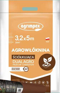 AGRIMPEX Agrowłóknina Dual Agro 0,8x100 rolka 50g/m2