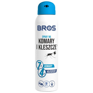 BROS Spray przeciw komarom i kleszczom 90ml