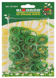 BIOWIN Zapinki plastikowe do spinania roślin mix 50szt