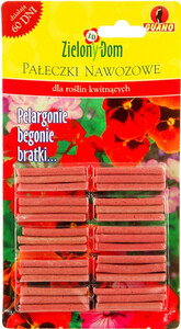 ZIELONY DOM Pałeczki nawozowe do kwitnących/balkonowych 30szt