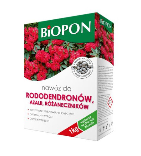 biopon do rododendronow azalii nawoz