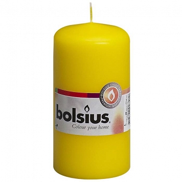 BOLSIUS Świeca pieńkowa 120/60 mm żółty 