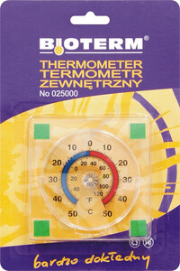 BIOWIN Termometr bimet. zaok. przyklejany 025000