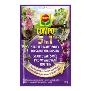 COMPO 5w1 Starter nawozowy do sadzenia roślin 40g