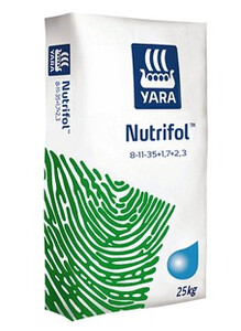 YARA Nutrifol zielony 8-11-35+micro 25 kg