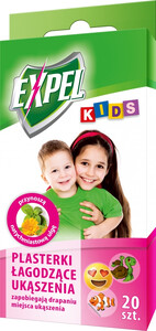 Expel Kids - plasterki łagodzące ukąszenia