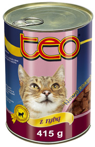 PUPIL FOODS Karma mokra dla kotów - ryba 0,415kg