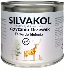 ASPLANT Silvakol Farba do bielenia Środek przeciwko zgryzaniu drzewek 400 ml