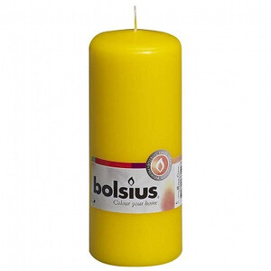 BOLSIUS Świeca pieńkowa 150/60 mm żółty