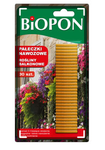BIOPON Pałeczki nawozowe do roślin balkonowych 30szt