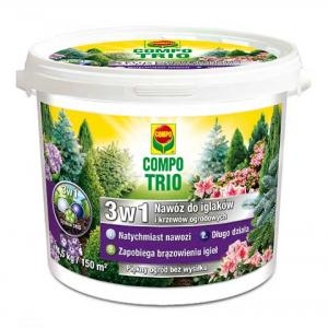COMPO Nawóz Trio do iglaków i roślin ogrodowych 4,5 kg