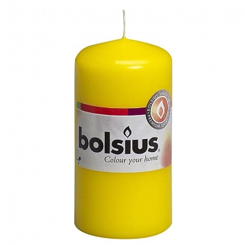 BOLSIUS Świeca pieńkowa 100/50 mm żółta 
