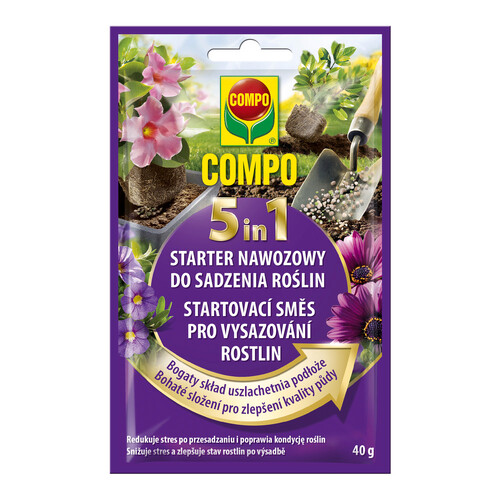 COMPO 5w1 Starter nawozowy do sadzenia roślin 40g - Sklep Internetowy Hortico