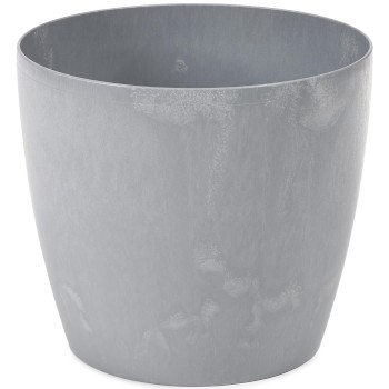 LAMELA Osłonka-doniczka Magnolia Eco recycled  fi 135 szary beton