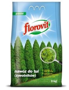 FLOROVIT NAWÓZ DO TUI - ŻYWOTNIKÓW 3 KG