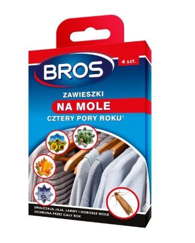 BROS Zawieszka na mole 4 pory roku 4 sztuki