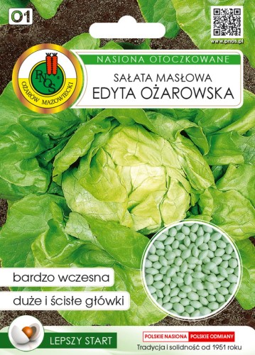 PNOS Sałata Masłowa Edyta Ożarowska nasiona otoczkowane 100 szt.