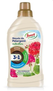Florovit Mikroflora 3w1 płynny nawóz do pelargonii 1 l