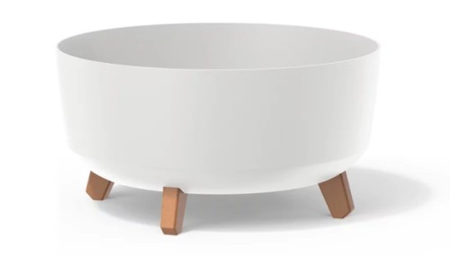PROSPERPLAST Doniczka Gracia Low biały DGRL240L-S449