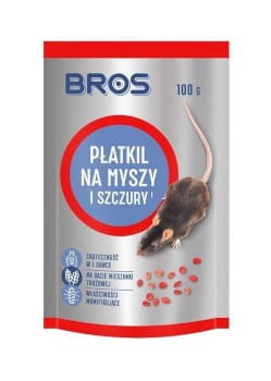 BROS Płatkil na myszy i szczury 100g (doypack) 