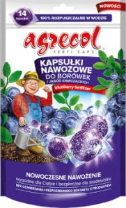 AGRECOL Ferticaps kapsułki nawozowe do borówek i jagód kamczackich 14 szt.