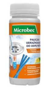 BROS Microbec pałeczki udrażniające do odpływów  12 szt. 