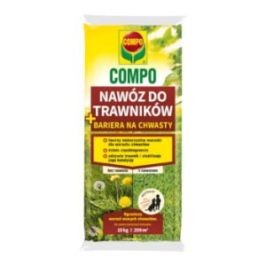 COMPO TRAWNIK Nawóz + bariera na chwasty 10 kg