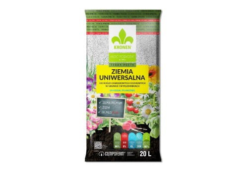 KRONEN Ziemia uniwerslana bez torfu TERRA PRETA 20l