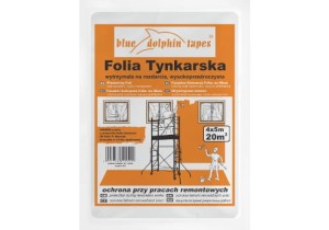BLUE DOLPHIN Folia tynkarska 4x5m