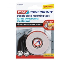 TESA Taśma montażowa POWERBOND super mocna 1,5m x 19mm