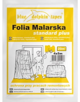 Blue Dolphin  Folia malarska standard plus 4 m x 5 