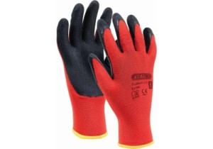 STALCO Rękawice poliestrowe S-Latex R ECO 10
