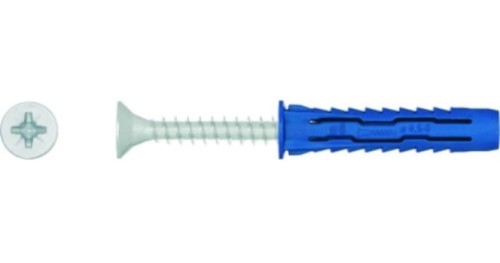 RAWLPLUG Kołek uniwersalny 4ALL 6x50mm z wkrętem, 60 szt