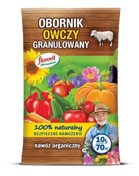 INCO Florovit Pro Natura obornik 10l owczy granulowany 