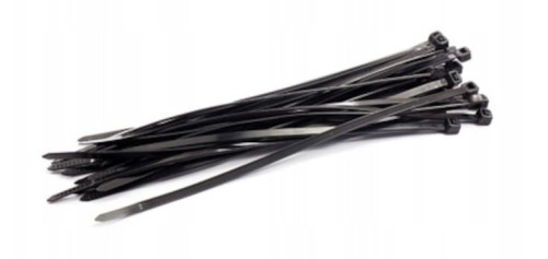 STALCO Opaski zaciskowe nylonowe czarne 3,6x300 - 100szt