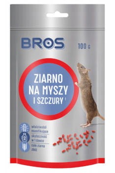 BROS Ziarno na myszy i szczury 100g