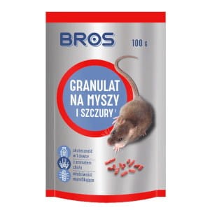 BROS Granulat na myszy i szczury 100 g