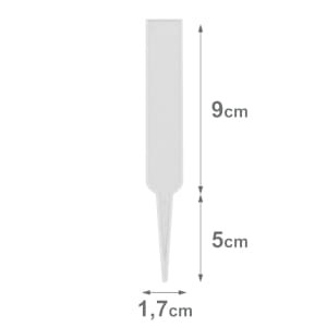 AMMA Tabliczka do opisywania roślin 9 x 1,7 cm z nóżką 5 cm