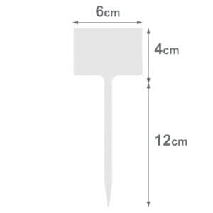 AMMA Tabliczka do opisywania roślin 6 x 4 cm z nóżką 12 cm