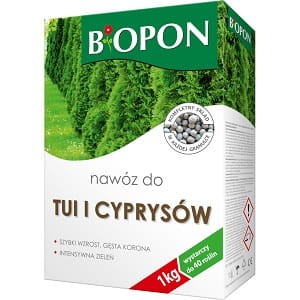 BIOPON Nawóz do tui i cyprysów 1kg