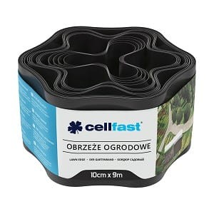 CELLFAST Obrzeże ogrodowe czarne 10cmx9m