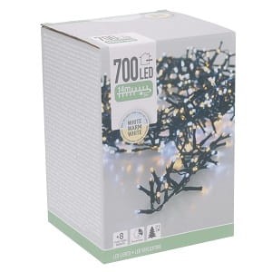 Świąteczne lampki choinkowe 700 LED białe światło