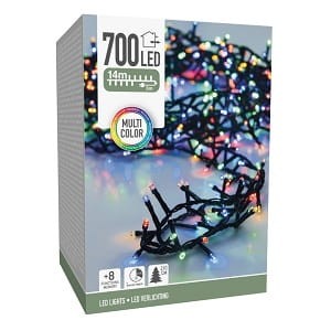 Świąteczne lampki choinkowe 700 LED wielokolorowe