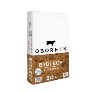 Obornik bydlęcy suszony 20l - suchy nawóz naturalny
