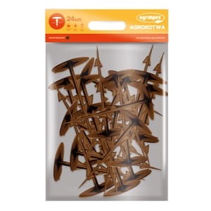 AGRIMPEX Agrokotwa do mocowania agrowłókniny brązowa 24szt